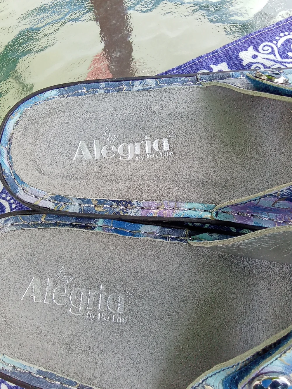 Alegria Fiona Leather Sandal Size 40,Never Worn